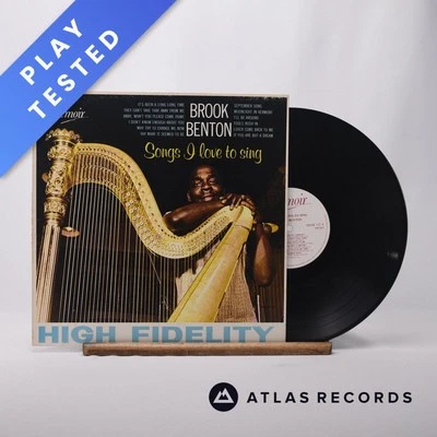 Brook Benton Songs I Love To Sing Mono Reissue LP Album Vinyl Record - VG+/EX - Image 1 of 4