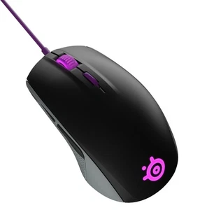 [Domestic regular product] Gaming mouse SteelSeries Rival 100 Sakura Purple 6233 - Picture 1 of 8