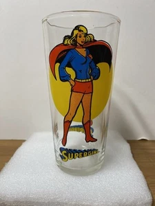 Vintage Supergirl Pepsi Glass Super Series National Periodical 1976 - Picture 1 of 3