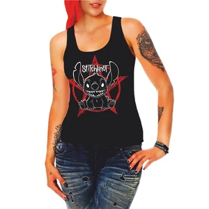Girls Tanktop Stitchknot Metal Rock 666 Devil Pentagramm goth emo Größe XS - 3XL - Bild 1 von 5