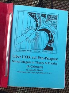 Liber LXXIX vel Pan-Priapus James M. Martin 1993 Sexual Magick Grimoire Occult - Picture 1 of 13