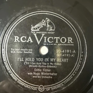 10" 78 RPM-Eddie Fisher-I'll Hold You In My Heart/I Heard a Song/20-4191 - Foto 1 di 4