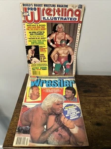 WRESTLING MAGAZINES: Pro Wrestling Illustrated 1979 Original Issue DELL & 1986 - Imagen 1 de 12