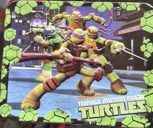 Fiambrera TMNT Teenage Mutant Ninja Turtles Verde Extremo Estaño Metal De Colección RetroUSADA EN EXCELENTE ESTADO - Imagen 1 de 21
