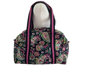 Vera Bradley Travel Large Weekender Bag in Petal Paisley Pattern Duffel Tote *N2 - Picture 1 of 8