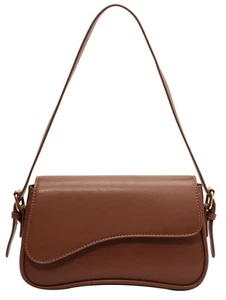 Shoulder Bag for Women Retro Vegan Leather Tote Handbag Underarm Bag Trendy P... - Picture 1 of 2