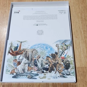 Vintage National Wildlife Federation 1996 Animal Kingdom Christmas Card Envelope - Picture 1 of 11