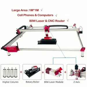 1M*1M Working Area 10W Output Power Laser CNC Router Laser Cutting Machine - Picture 1 of 20