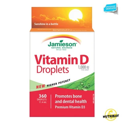 JAMIESON Vitamina D3 gocce 11,4 ML VITAMINA D LIQUIDA