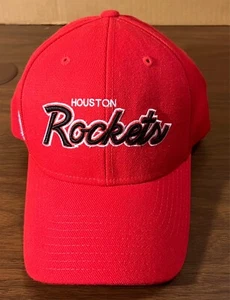 Houston Rockets Adidas Sombrero/Gorra Rojo Correa Trasera - Escritura/Hechizo acrílico/lana - Usado en Excelente Condición - Imagen 1 de 8