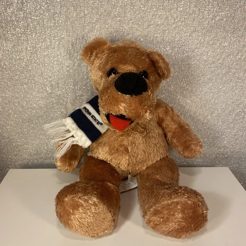 Penn State PSU Nittany Lion Football Mascot Factory 12" Stuffed Plush with Scarf Cover