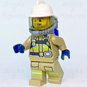 LEGO® City Fireman Minifigure Firefighter Breathing Gear Fire Town 60321 cty1359 - Picture 1 of 3