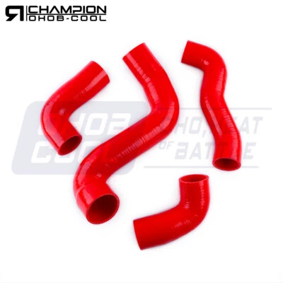 For Mini Cooper S R55 R56 R57 4-ply Red Silicone Intercooler Turbo Boost Hose - Image 1 of 4