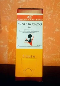 BAG IN BOX ROSATO 5lt "vino rosato Sbrì"- Cascina San Siro - Foto 1 di 5