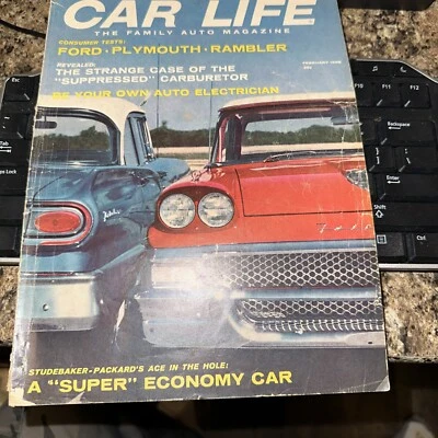 CAR LIFE - Vintage Car Magazine - MARCH, 1958 -  THE FAMILY AUTO MAGAZINE  - - Image 1 of 3
