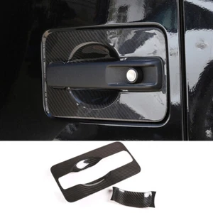 For Mercedes-Benz G-Class 19-21 Dry Carbon Fiber Back Door Tailgate Handle Frame - Picture 1 of 12
