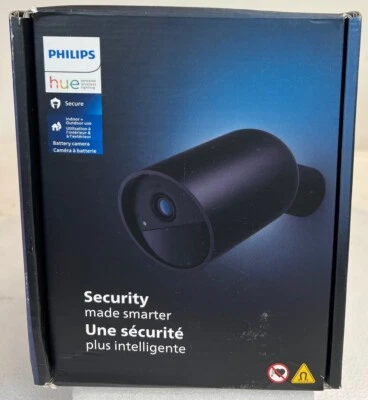Câmera a Bateria Philips Hue Preta -581447- FRETE GRÁTIS - Imagem 1 de 4