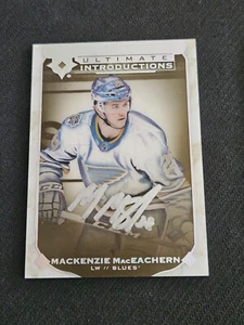 2019-20 Upper Deck Ultimate Collection MACKENZIE MACEACHERN Introductions Auto - Picture 1 of 1