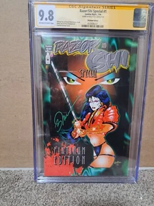 London Night Comics SS CGC 9.8 Razor/Shi Special #1 signiert von Billy Tucci - Bild 1 von 1