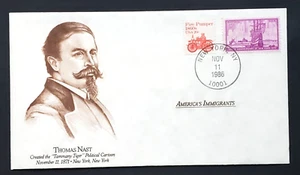 USA 1986 Tribute to America's Immigrants, Thomas Nast, caricaturist - Picture 1 of 1