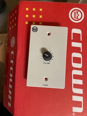 Crown 1VCAP control de volumen una banda blanco Foto 1 de 3