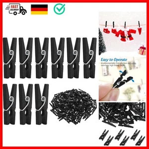100 Stücke Mini Holzklammern, Natur hölzerne Wäscheklammern Fotoclips für DIY... - Bild 1 von 11