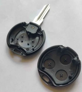 NEU Mercedes 3 Tasten Fernbedienung Schlüsselanhänger Gehäuse für 450 SMART CAR ForTwo MIT KLINGE! - Bild 1 von 3