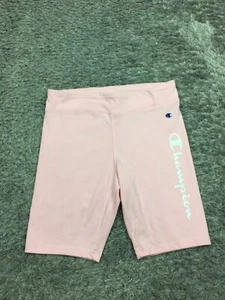 Champion Legging Shorts Girls Size Large Stretch Bike Athletic - Picture 1 of 11