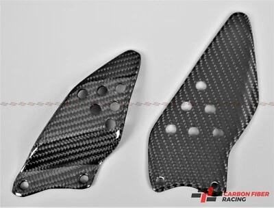 2005-2006 Kawasaki Ninja ZX-6R Heel Plates - 100% Carbon Fiber - Image 1 of 2