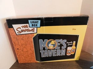 Vintage Spencer's Simpsons Moe's Tavern Light Box Duff Beer Bar Sign NEW!!!! - Picture 1 of 3