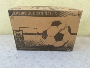 GoSports Classic Soccer Ball 6 Pack - Size 3 - Premium Bargain Bundle Pack NEW - Picture 1 of 4