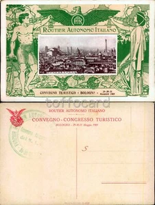 BOLOGNA CITTA'-CONVEGNO TURISTICO ROUTIER AUTONOMO ITALIANO 1909-C61-56 - Picture 1 of 1