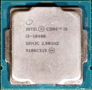 Intel Core i5-10400 CPU, 2.9GHz (4.3 GHz max), 6 Cores, Socket LGA1200), 12 MB L - Picture 1 of 2