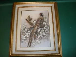3D Pheasant Handmade Picture by Irene Smith Ocala FL 10.25"x12.25" - Picture 1 of 4