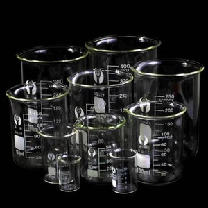5 ml - 3000 ml Glas-Laborgriffbecher. Glaswaren mit hoher chemischer Stabilität - Picture 1 of 9