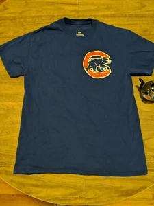 MLB Baseball Chicago Cubs Rizzo 44 Medium Blue T-shirt - Picture 1 of 5