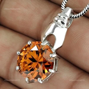 Zircone Cubico Gemma Argento Sterling Sister Dicembre Fidanzamento Boho Ciondolo - Foto 1 di 7