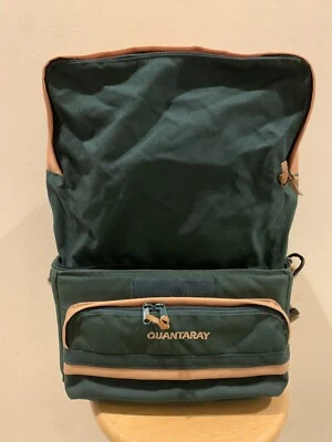 Mochila Estuche Verde Cámara Quantaray Vintage Foto 1 de 4