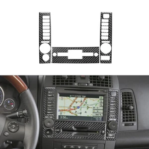 3X cubierta de panel de navegación interior de fibra de carbono para Cadillac CTS 2003-2007 - Imagen 1 de 16