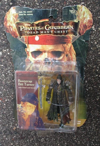 Pirates of the Caribbean "Dead Man's Chest" Figure Bootstrap Bill Turner MOC Cover