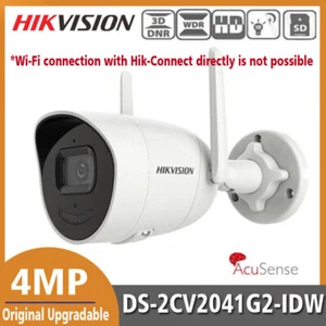 Hikvision DS-2CV2041G2-IDW 4MP Wifi Wireless Built-in Mic Speaker Bullet Camera - Picture 1 of 3