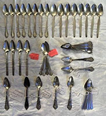 LOTE DE 40+ CUBIERTOS PLATEADOS - PAQUETE CUCHARAS DE FRUTAS | ENVÍO GRATUITO (A) Foto 1 de 4