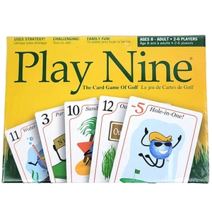 Play Nine El Juego de Cartas de Golf, Precintado Nuevo, 2 - 6 Jugadores, Edades 8 - Adulto - Imagen 1 de 4