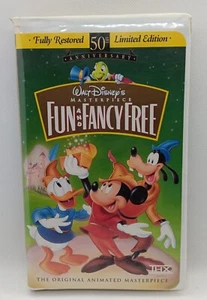 Walt Disney Fun And Fancy Free VHS Tape Masterpiece Collection - Picture 1 of 7