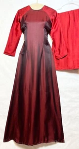 Ao Dai AT-152 Set Mulberry Silk Size L Special Care Pants included - Picture 1 of 3