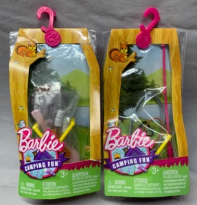Barbie Camping Divertido Juego de 2 Accesorios FBN46 y FBN48 Nuevo En Embalaje - Imagen 1 de 5