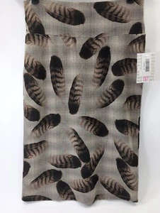 NWT LuLaRoe Size M Cassie Pencil Skirt Multicolor Geometric Feather Skirt - Picture 1 of 6