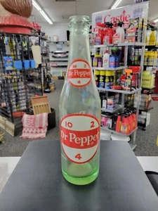 Vintage 1970's Dr Pepper Glass Bottle. 12 FL. Ozs. Good Condition  - Picture 1 of 8