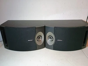 BOSE 201 - V Series Speakers Bookshelf Right & Left Black Speakers - SHIPS FREE! - Picture 1 of 11