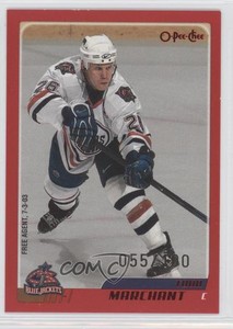 2003-04 O-Pee-Chee Red /100 Todd Marchant #29